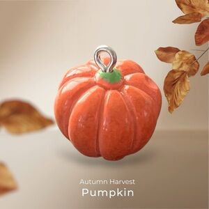 Autumn Harvest Pumpkin Pendant Necklace